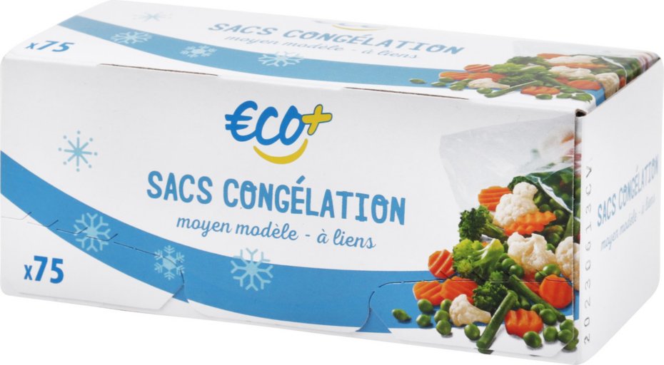 Sacs congel lien 3l moyen x75 - ECO +