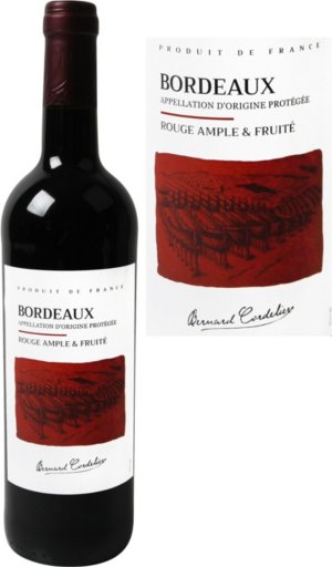 Vin Rouge Bordeaux AOP - 75cl - BERNARD CORDELIER