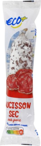 saucisson sec - 200 g - ECO +