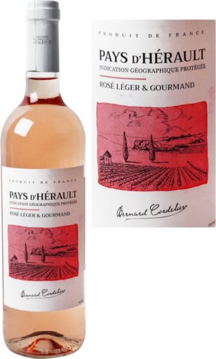 Vin Rosé Hérault IGP - 75cl - BERNARD CORDELIER