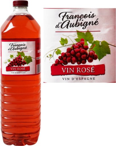 Vin Rosé D'Espagne - 1.5L - FRANCOIS D'AUBIGNE