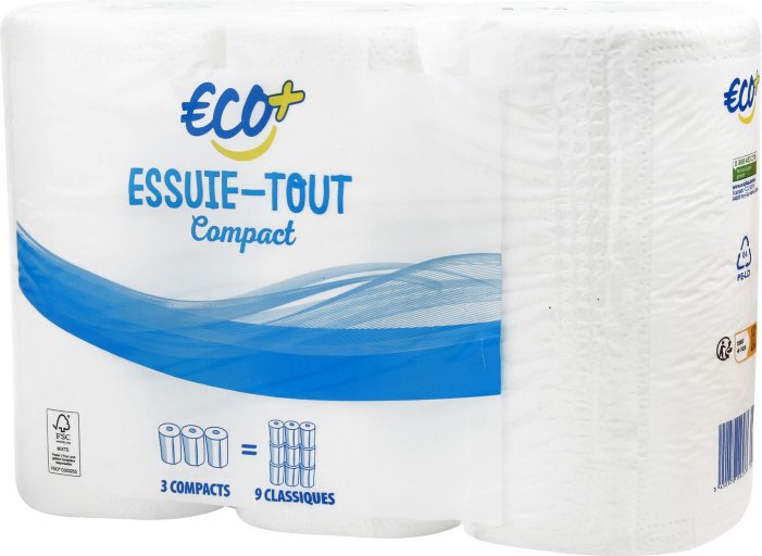 Essuie-Tout Compact - x3=9 - ECO +