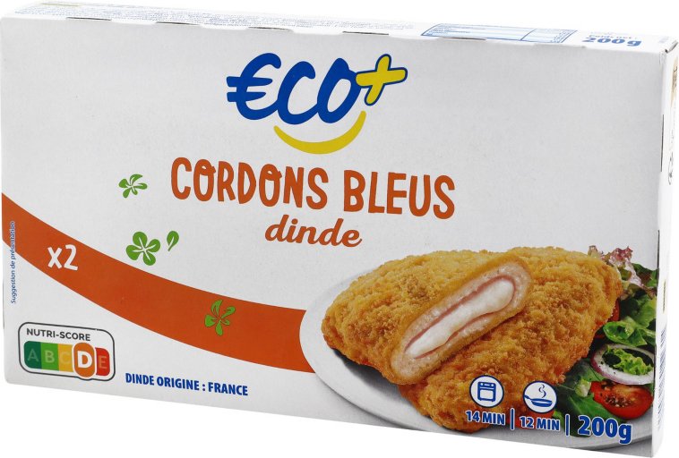 Cordon bleu de dinde - 200 g - ECO +