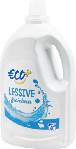 Lessive liquide fraîcheur 40 lavages - 2 l - ECO +