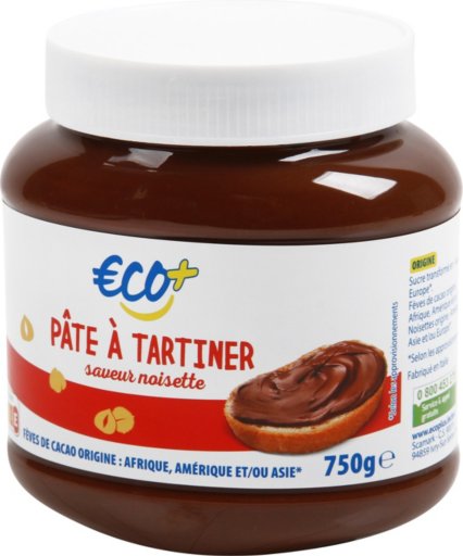 Pâte à tartiner - 750 g - ECO +