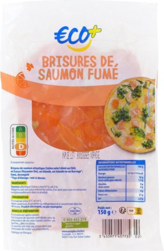 Brisures de saumon - 150g - ECO +