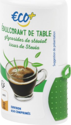 Edulcorant de table en comprimés - 42,25 g - ECO +