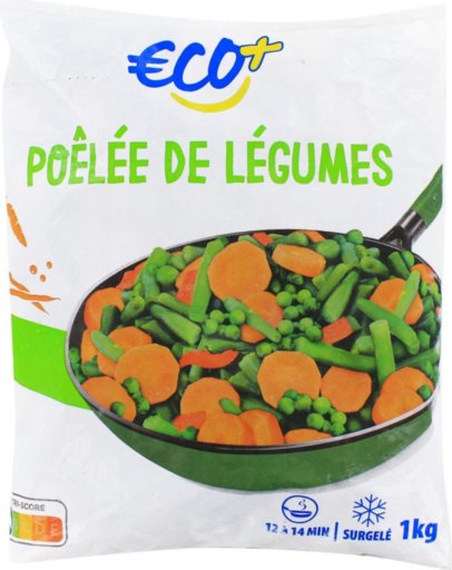 Poêlée de légumes surgelée ECO + 1kg - ECO +