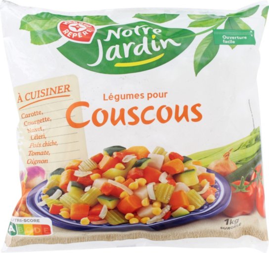 Légumes pour couscous - 1 kg - NOTRE JARDIN