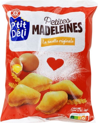 Madeleines coquilles - 500 g - P'TIT DELI