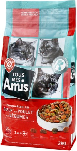 Croquettes boeuf poulet légumes - 2 kg - TOUS MES AMIS
