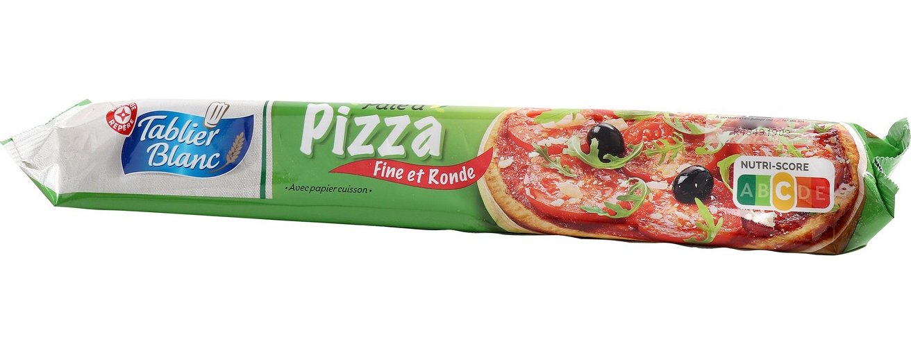 Pâte à pizza prête à dérouler - 260 g - TABLIER BLANC