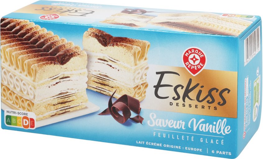 Glace feuilletée parfum vanille TYROLIA - 320 g - ESKISS