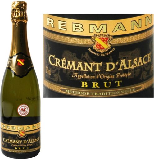 Crémant D'Alsace Brut AOP - 75cl - REBMANN