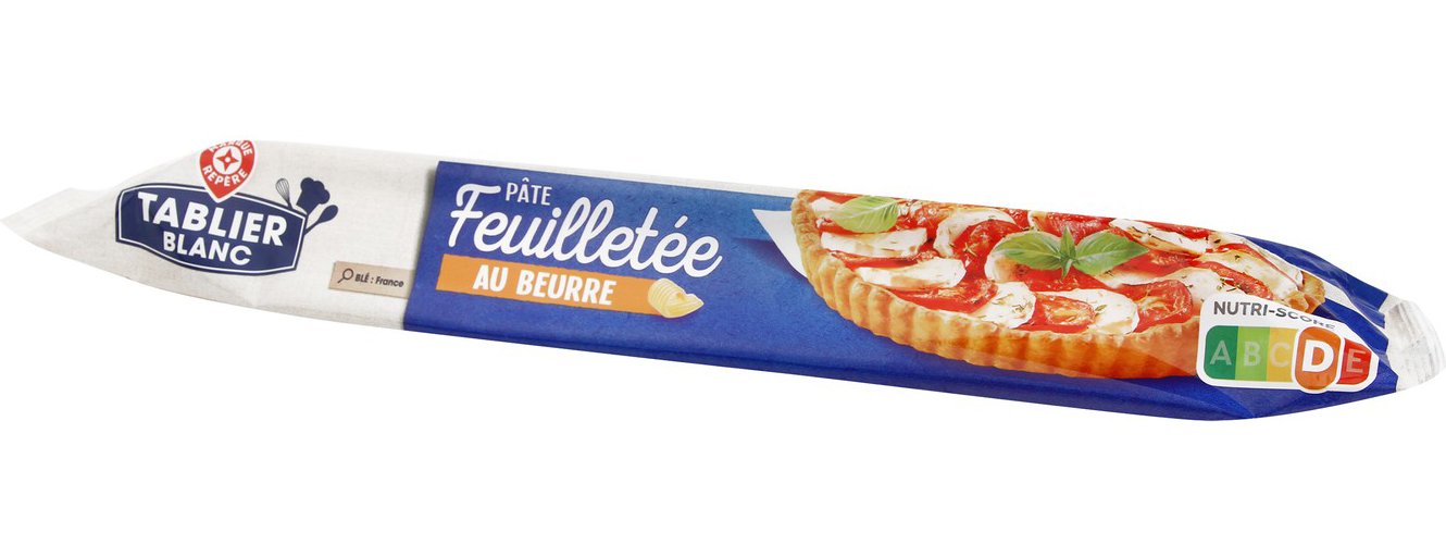Pate Feuilletee au Beurre - 230 G - Tablier Blanc