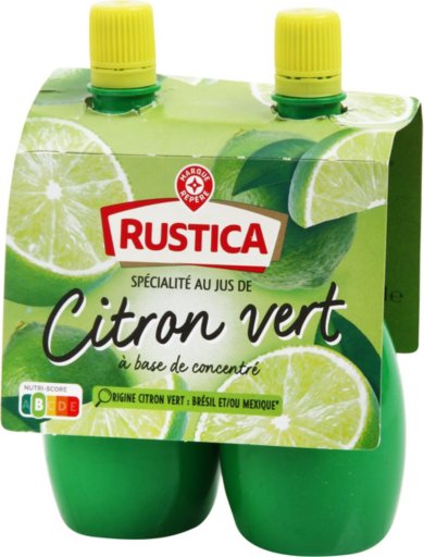 Jus de citron vert - 2 x 125 ml - RUSTICA