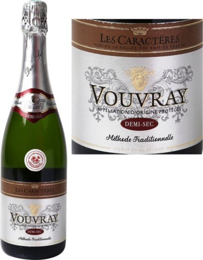 Vouvray Demi-Sec AOP - 75cl - LES CARACTERES