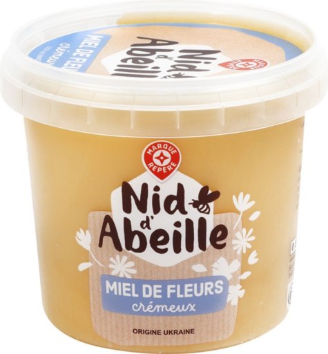 Miel de fleurs crémeux - 500 g - NID D'ABEILLE