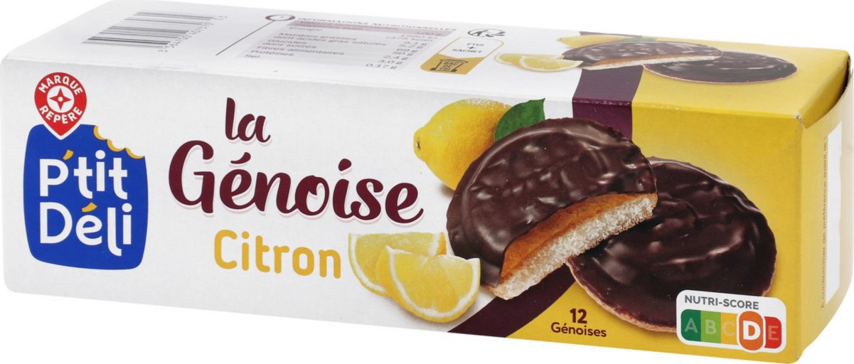 Génoises au citron - 150 g - P'TIT DELI