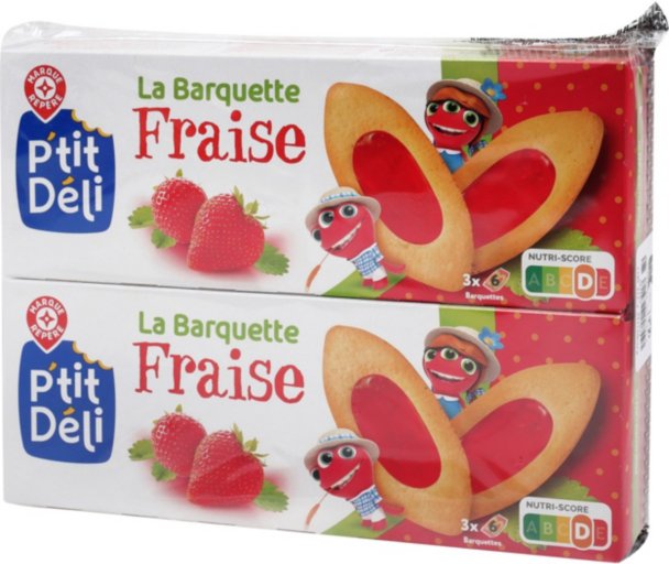 Barquette à la fraise - lot de 2 x 120 g - P'TIT DELI