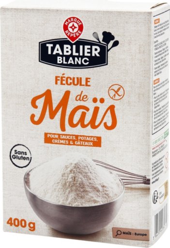 Fécule de maïs - 400 g - TABLIER BLANC