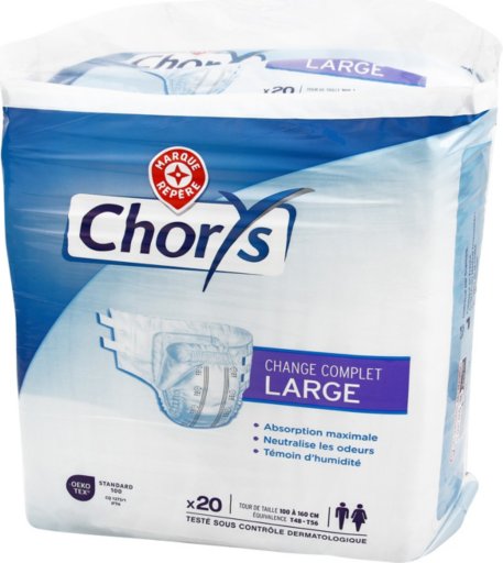Change complet adulte large X20 - CHORYS