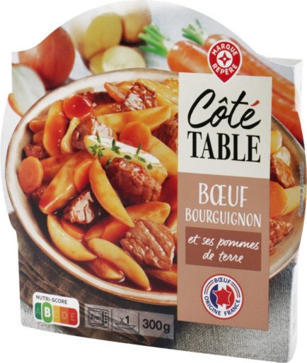 Boeuf bourguignon barquette - 300G - COTE TABLE