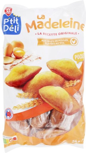 Madeleines coquilles - 600 g - P'TIT DELI