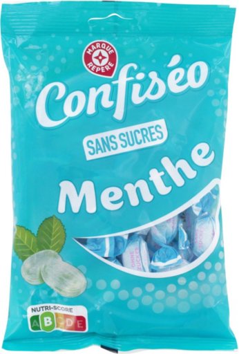 Bonbons sans sucres à la menthe - 150 g - CONFISEO
