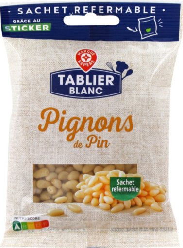 Pignons de pin - 50 g - TABLIER BLANC