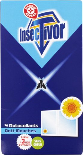 Autocollants anti-mouches X4 - INSECTIVOR