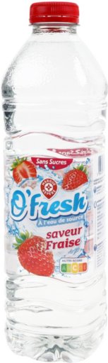 Boisson aromatisée fraise sans sucres - 1,5 l - O'FRESH
