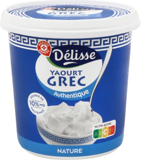 Yaourt grec nature - 1 kg - DELISSE