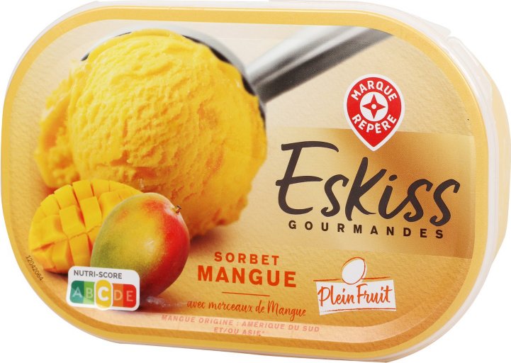 Bac sorbet mangue - 650 g - ESKISS