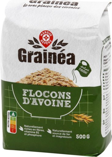 Flocons d'avoine - 500 g - GRAINEA