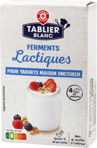 Ferments lactiques - 8 g - TABLIER BLANC