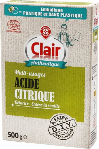 Acide citrique - 500g - CLAIR
