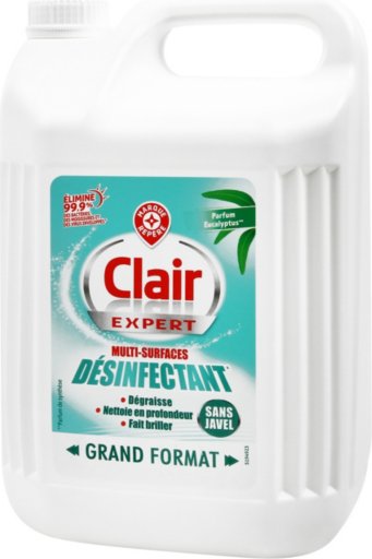Nettoyant ménager désinfectant - 5l - CLAIR