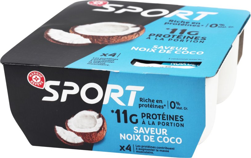 Hyperprotéiné coco - 4 x 120 g - SPORT