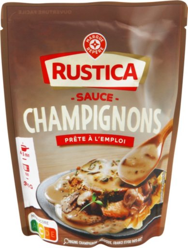 Sauce champignons - Doypack 300 g - RUSTICA