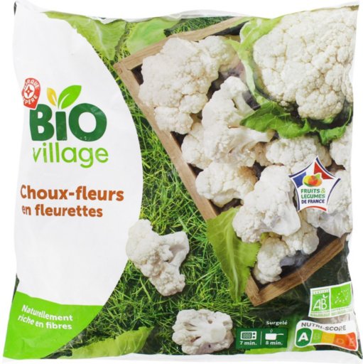 Choux-fleurs en fleurettes bio - 600 g - BIO VILLAGE
