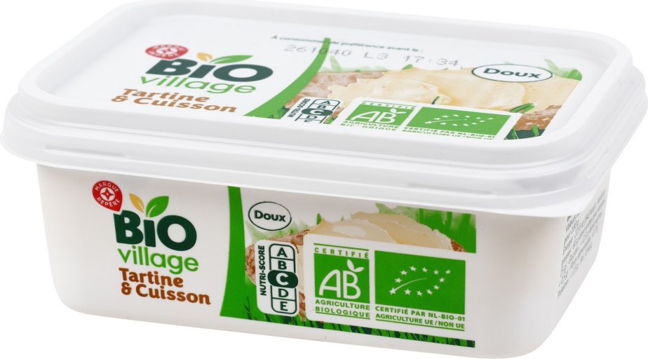 Matière grasse végétale bio 60% Mat. Gr. - 250g - BIO VILLAGE