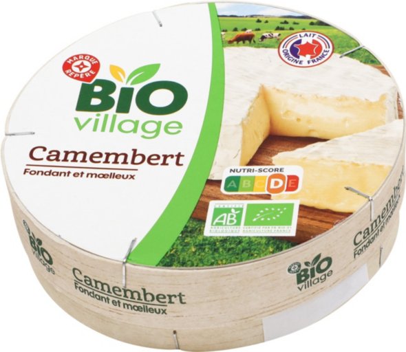 Camembert bio 21% Mat. Gr. - 250 g - BIO VILLAGE