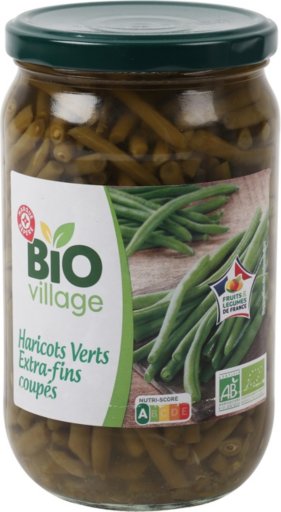Haricots Verts Extra Fin Bio-360G - BIO VILLAGE