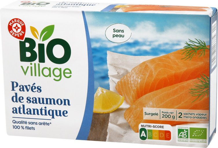 Pavés de saumon BIO - 200g - BIO VILLAGE
