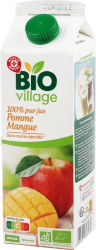 Pur jus de pomme mangue bio - 1 l - BIO VILLAGE