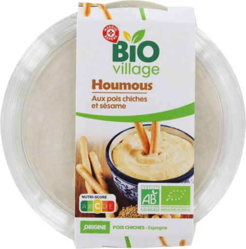Houmous BIO - 160g - BIO VILLAGE