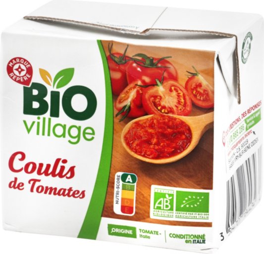 Coulis De Tomate En Brique Bio - BIO VILLAGE