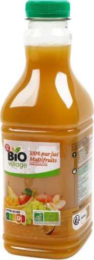 Pur jus multifruits Bio Village pet - 90 cl - BIO VILLAGE