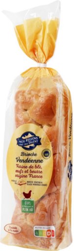 Brioche vendéenne IGP 650g - NOS REGIONS ONT DU TALENT